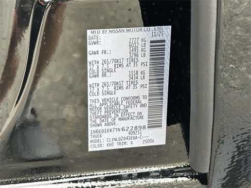 New 2026 Nissan Frontier PRO-4X w/ Pro-4x Convenience Package image 24