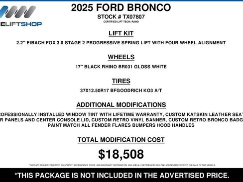 Used 2025 Ford Bronco Heritage Edition image 2