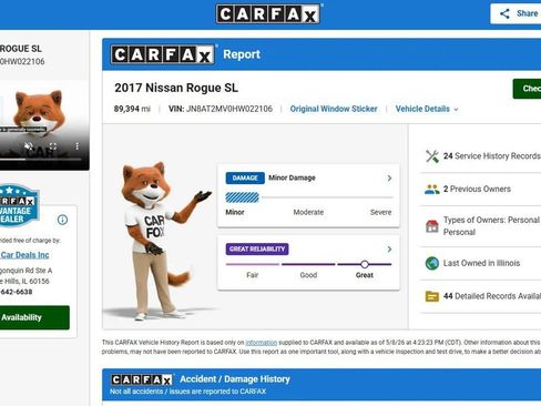 Used 2017 Nissan Rogue SL w/ SL Premium Package AWD/4WD image 10
