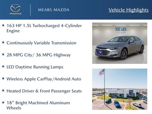 Used 2024 Chevrolet Malibu LT image 2