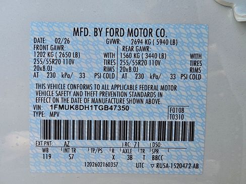 New 2026 Ford Explorer Active w/ Active Comfort Package AWD/4WD image 33