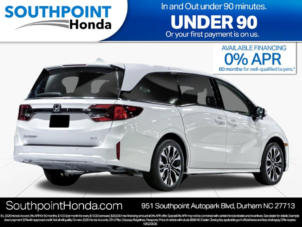 New 2027 Honda Odyssey Elite image 3
