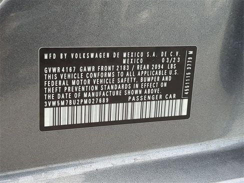 Certified 2023 Volkswagen Jetta S image 31