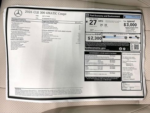 New 2026 Mercedes-Benz CLE 300 4MATIC Coupe image 19