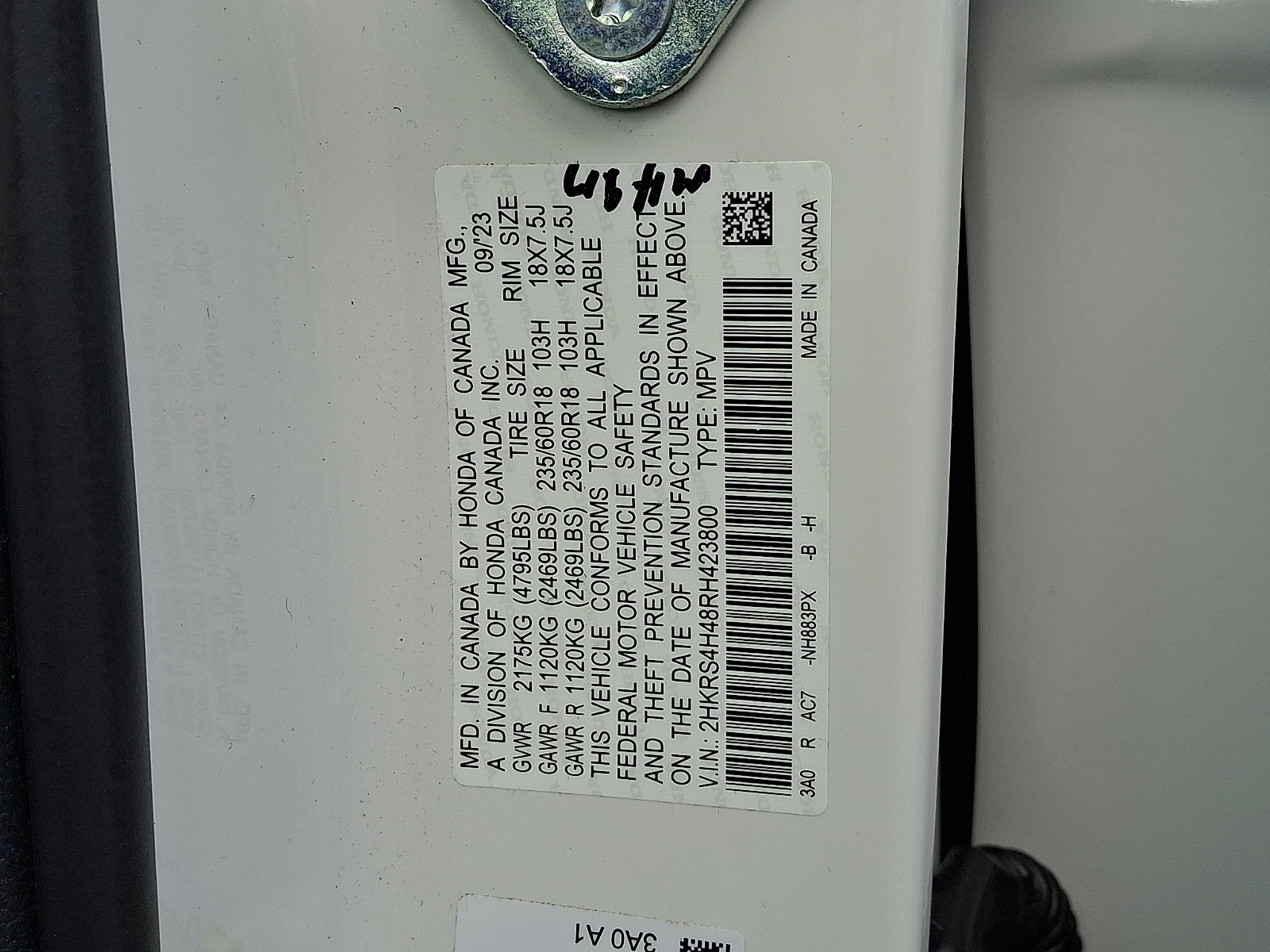 Certified 2024 Honda CR-V EX image 20