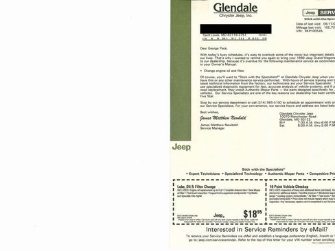 Used 1989 Jeep Grand Wagoneer image 38