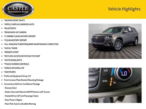 Used 2018 Chevrolet Traverse LT FWD image 3