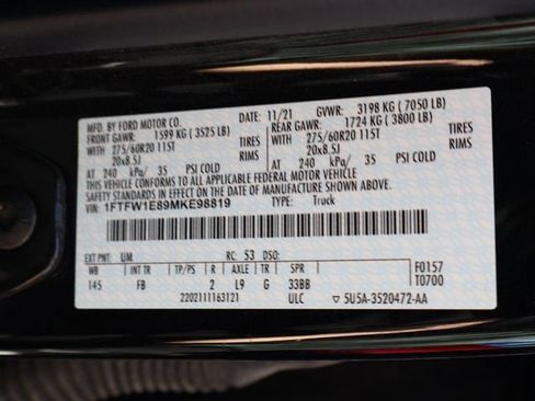 Used 2021 Ford F150 XLT w/ Equipment Group 302A High AWD/4WD image 40