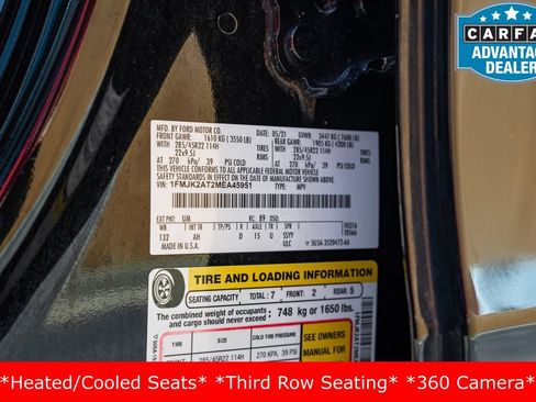 Used 2021 Ford Expedition Max Limited AWD/4WD image 38