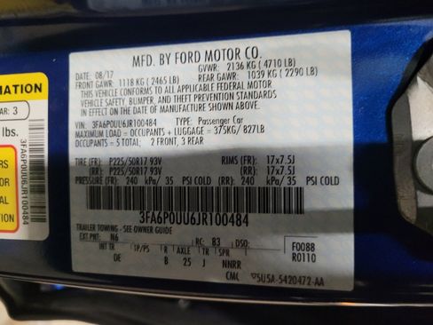 Used 2018 Ford Fusion S image 33