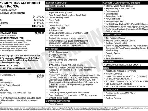 Used 2020 GMC Sierra 1500 SLE w/ SLE Value Package image 2