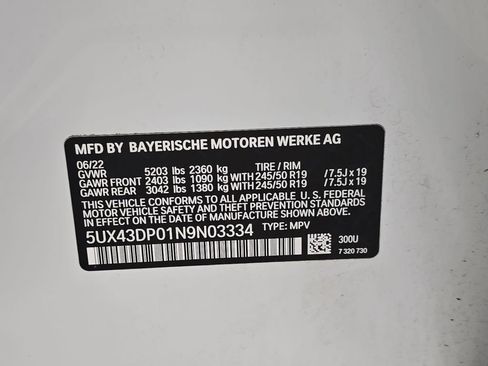 Certified 2022 BMW X3 sDrive30i w/ Premium Package 2 image 34