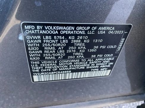 Certified 2023 Volkswagen Atlas SE w/ Panoramic Sunroof Package image 7