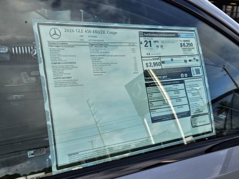 New 2026 Mercedes-Benz GLE 450 4MATIC Coupe image 43