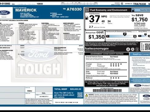 Used 2026 Ford Maverick XLT w/ Equipment Group 301A AWD/4WD image 31