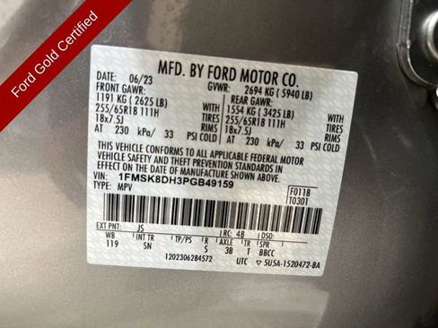 Certified 2023 Ford Explorer XLT w/ Equipment Group 202A image 30