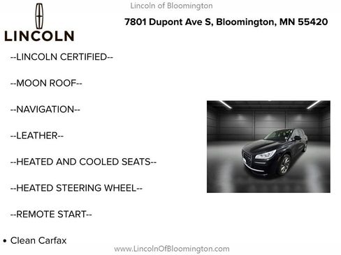 Certified 2025 Lincoln Corsair Grand Touring w/ Equipment Group 301A image 5