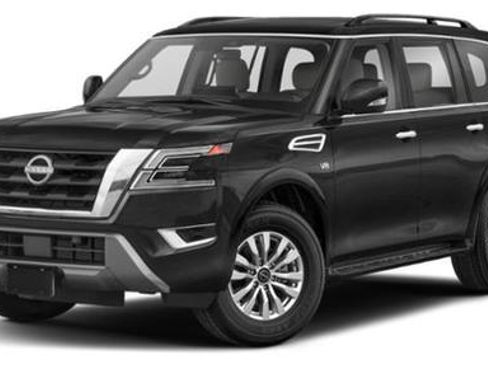 Used 2021 Nissan Armada Platinum w/ Captain's Chairs Package image 1