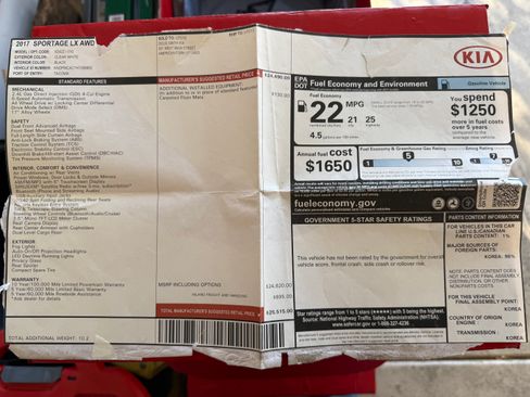 Used 2017 Kia Sportage LX image 16