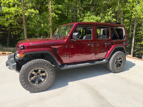 Used 2022 Jeep Wrangler Unlimited Sahara w/ Cold Weather Group image 1