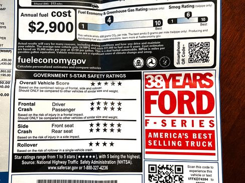 Used 2015 Ford F150 Lariat w/ Equipment Group 502A Luxury image 12