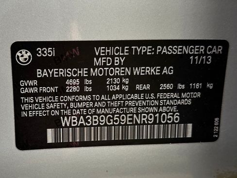 Used 2014 BMW 335i xDrive Sedan image 13