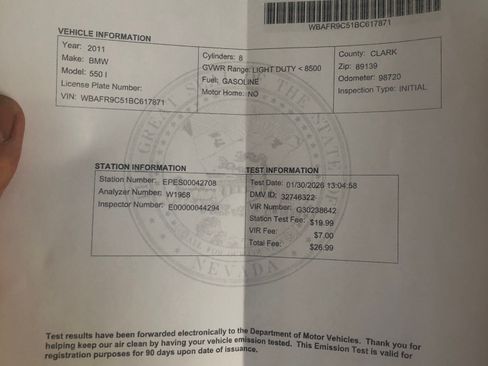 Used 2011 BMW 550i Sedan image 14