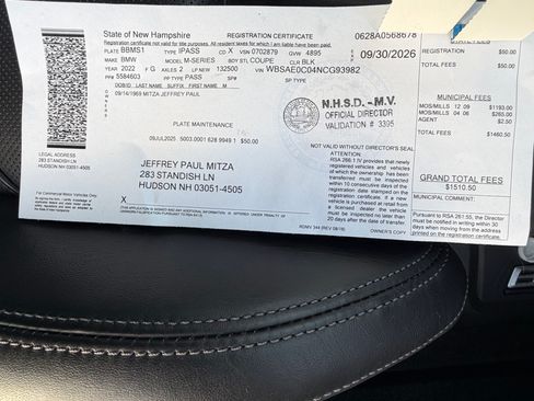 Used 2022 BMW M8 Competition w/ Driving Assistance Package image 32