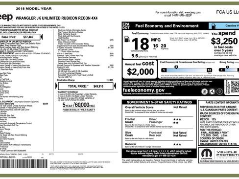 Used 2018 Jeep Wrangler Unlimited Rubicon image 30