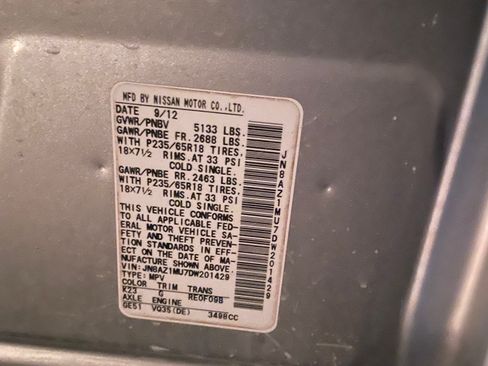 Used 2013 Nissan Murano S image 21