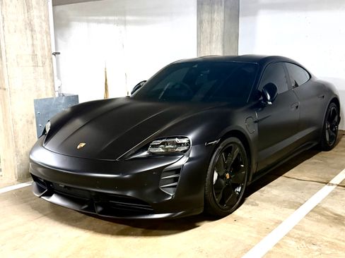 Used 2024 Porsche Taycan Turbo AWD/4WD image 1