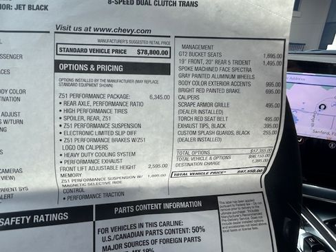 Used 2023 Chevrolet Corvette Stingray Preferred Conv w/ Z51 Performance Package image 19