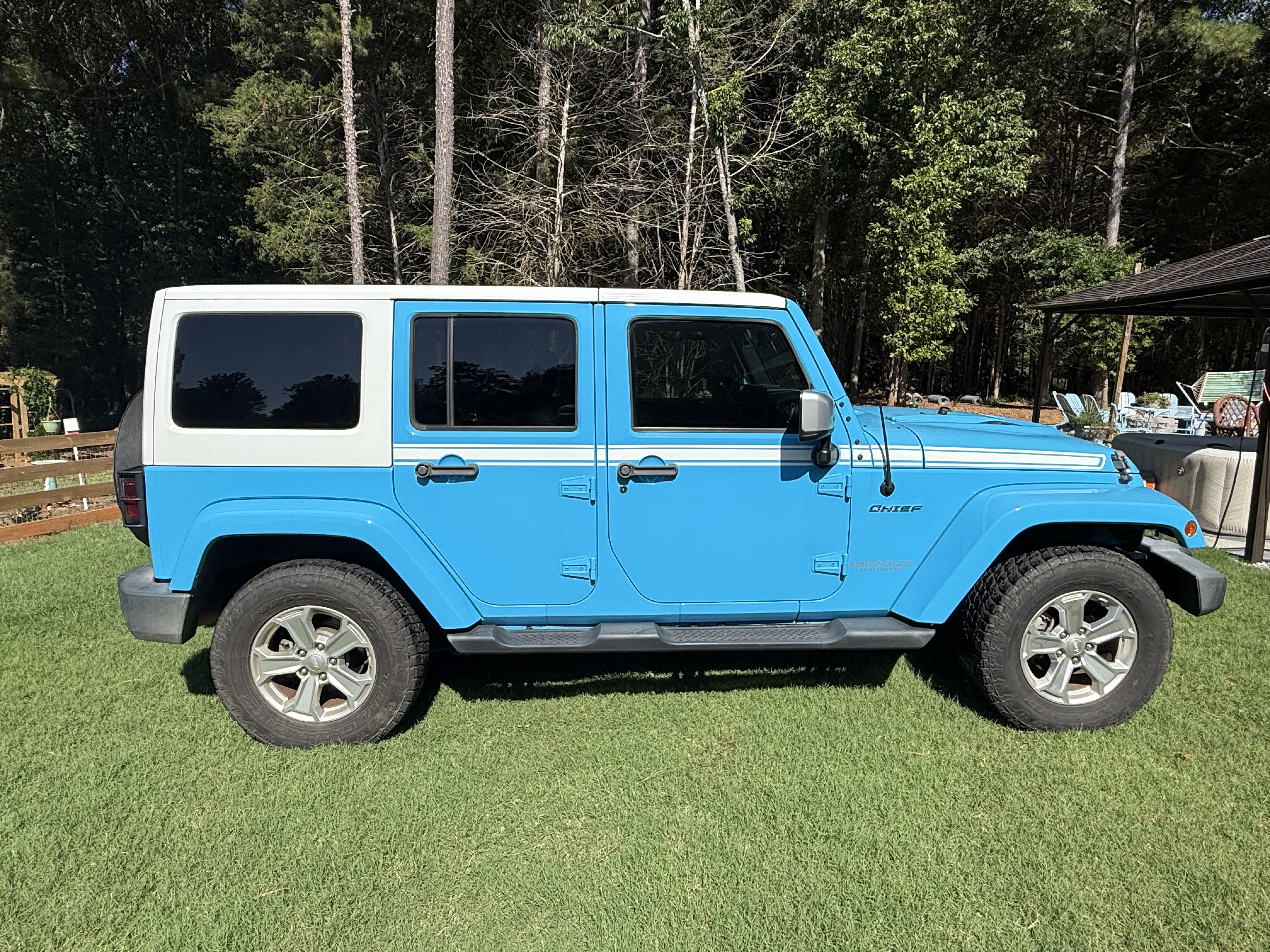 Used 2017 Jeep Wrangler Unlimited Sahara w/ Quick Order Package 24E Chief AWD/4WD image 1