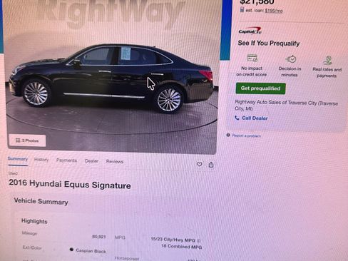 Used 2016 Hyundai Equus Signature RWD image 14