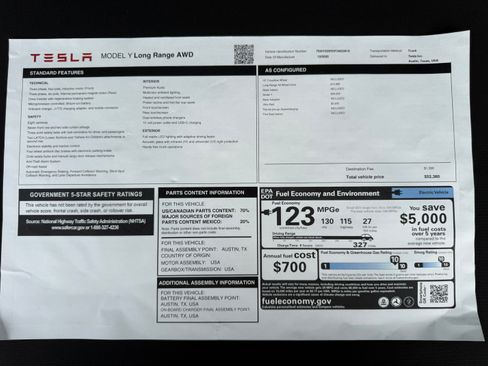 Used 2026 Tesla Model Y Long Range AWD/4WD image 13