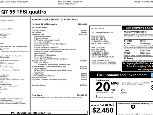 Used 2021 Audi Q7 3.0T Prestige image 25