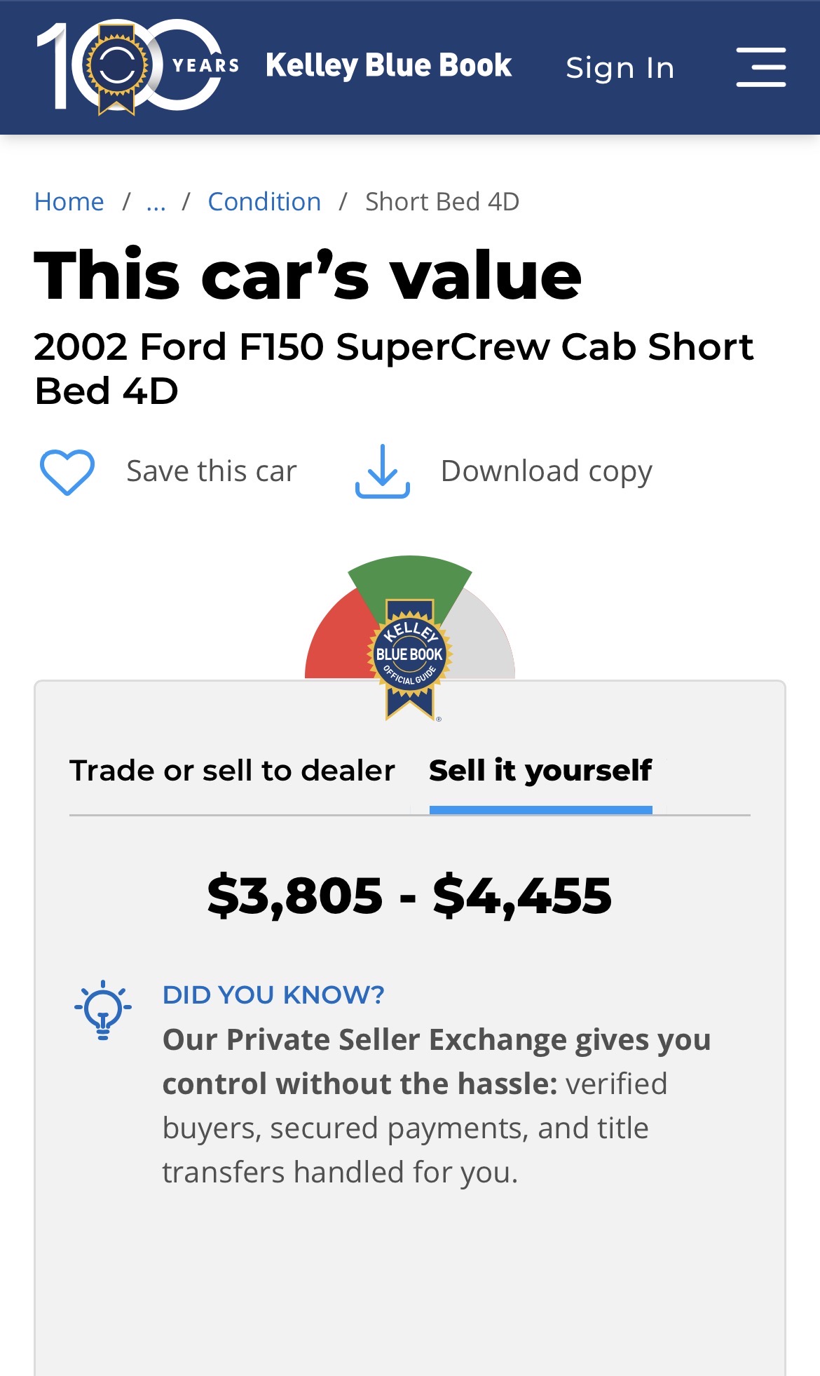 Used 2002 Ford F150 4x4 SuperCrew image 14