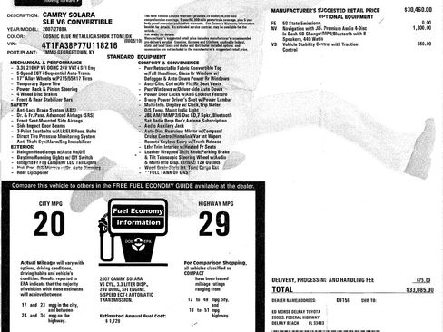 Used 2007 Toyota Solara SLE image 16