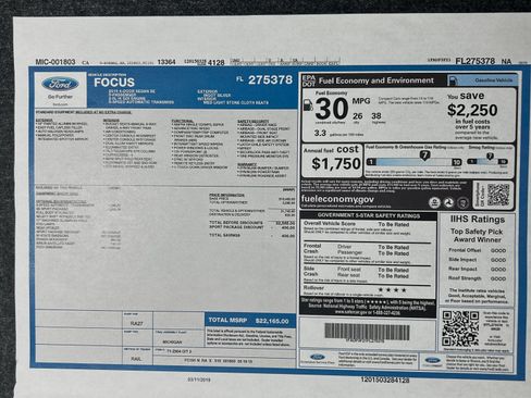 Used 2015 Ford Focus SE w/ SE Sport Package image 19