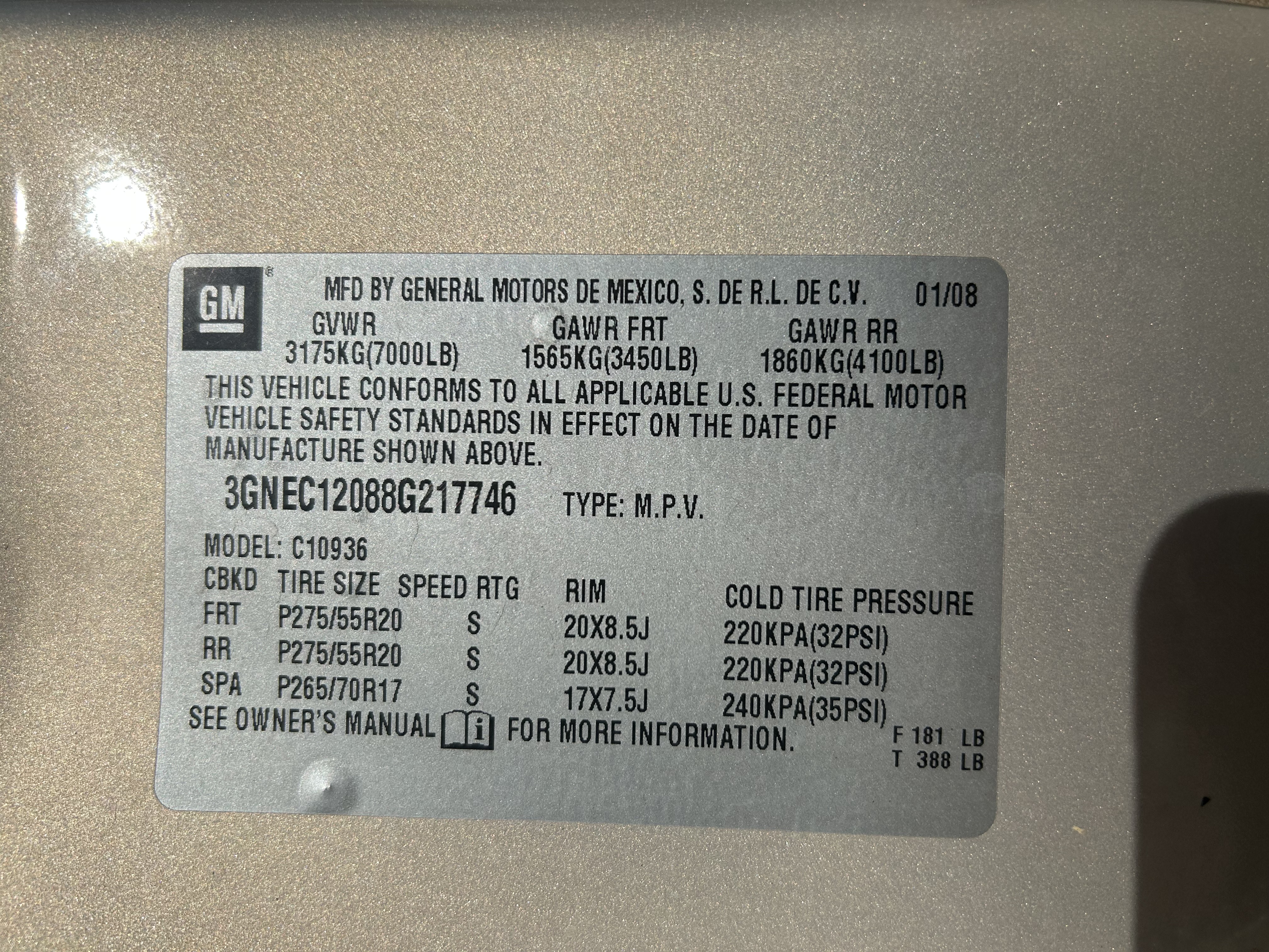 Used 2008 Chevrolet Avalanche LTZ w/ LTZ Preferred Equipment Group RWD image 26