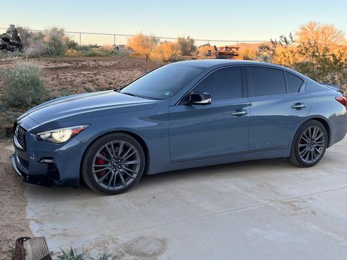 Used 2021 INFINITI Q50 Red Sport 400 image 2