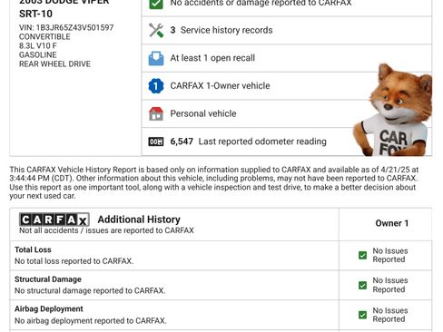 Used 2003 Dodge Viper SRT-10 image 20