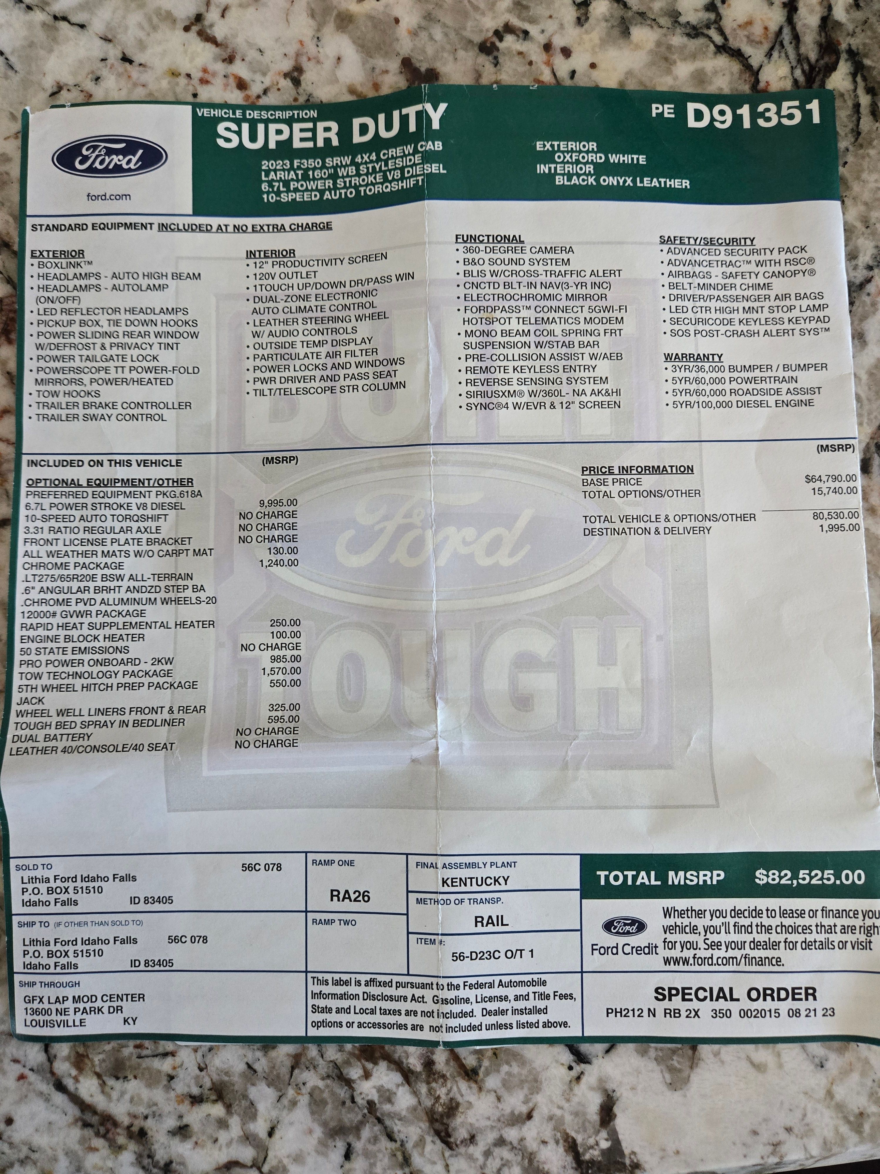Used 2023 Ford F350 Lariat w/ Tow Technology Package AWD/4WD image 17