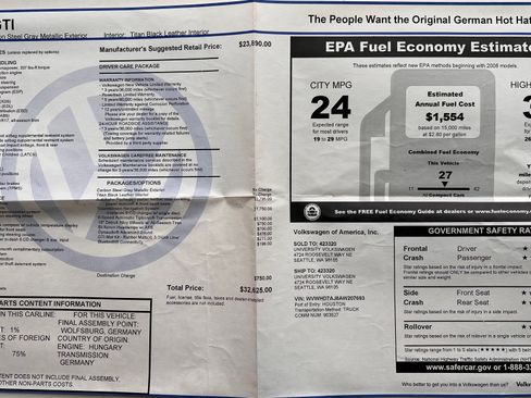 Used 2010 Volkswagen GTI 2.0T Hatchback Sedan 4D image 23