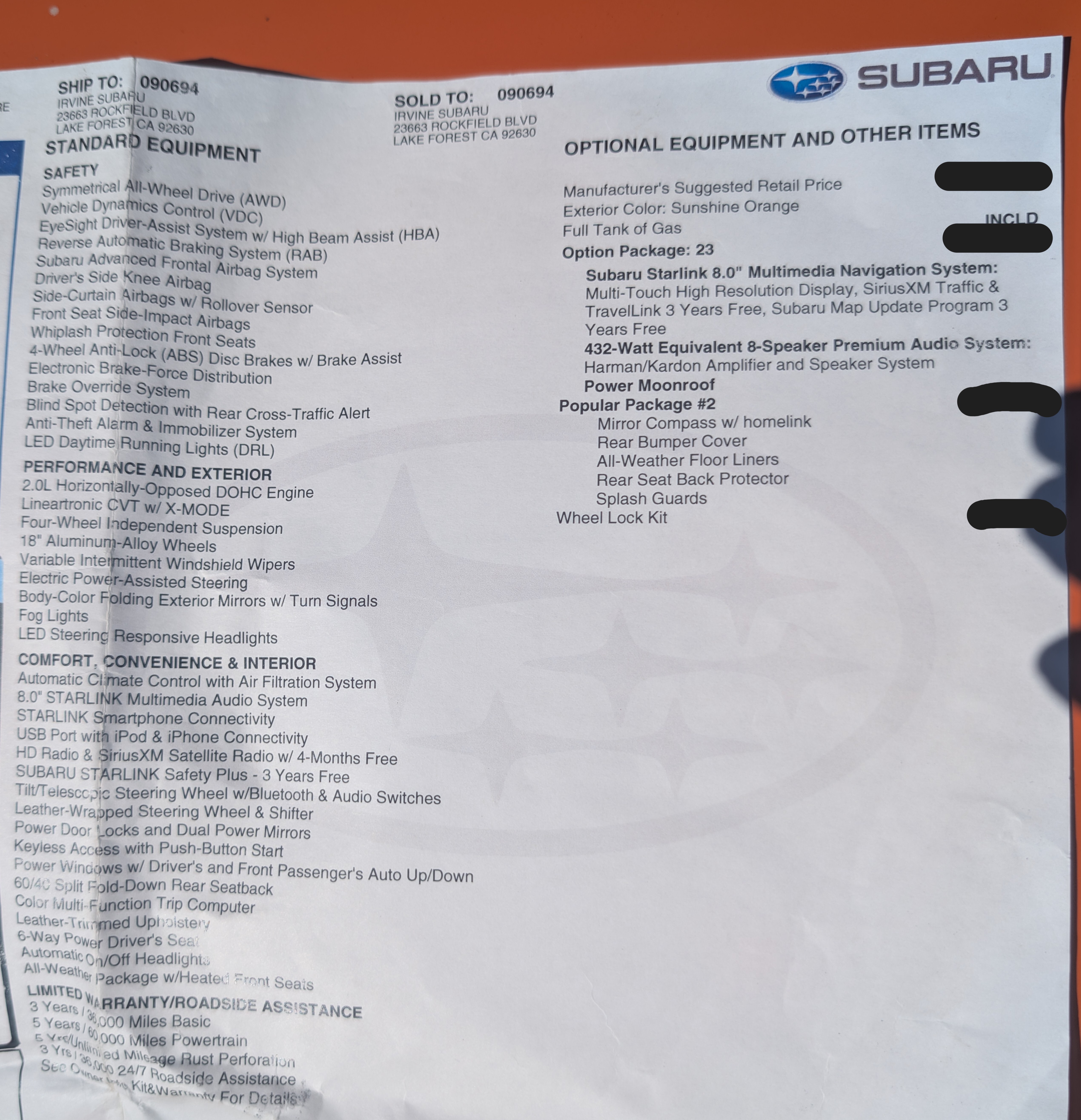 Used 2019 Subaru Crosstrek 2.0i Limited w/ Moonroof Package w/Navigation AWD/4WD image 15