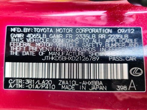 Used 2013 Lexus CT 200h image 19