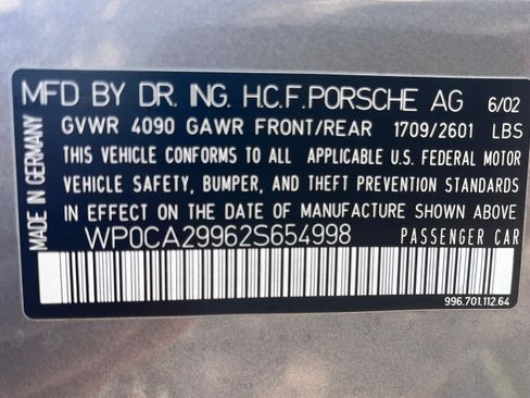 Used 2002 Porsche 911 Cabriolet 2D image 31