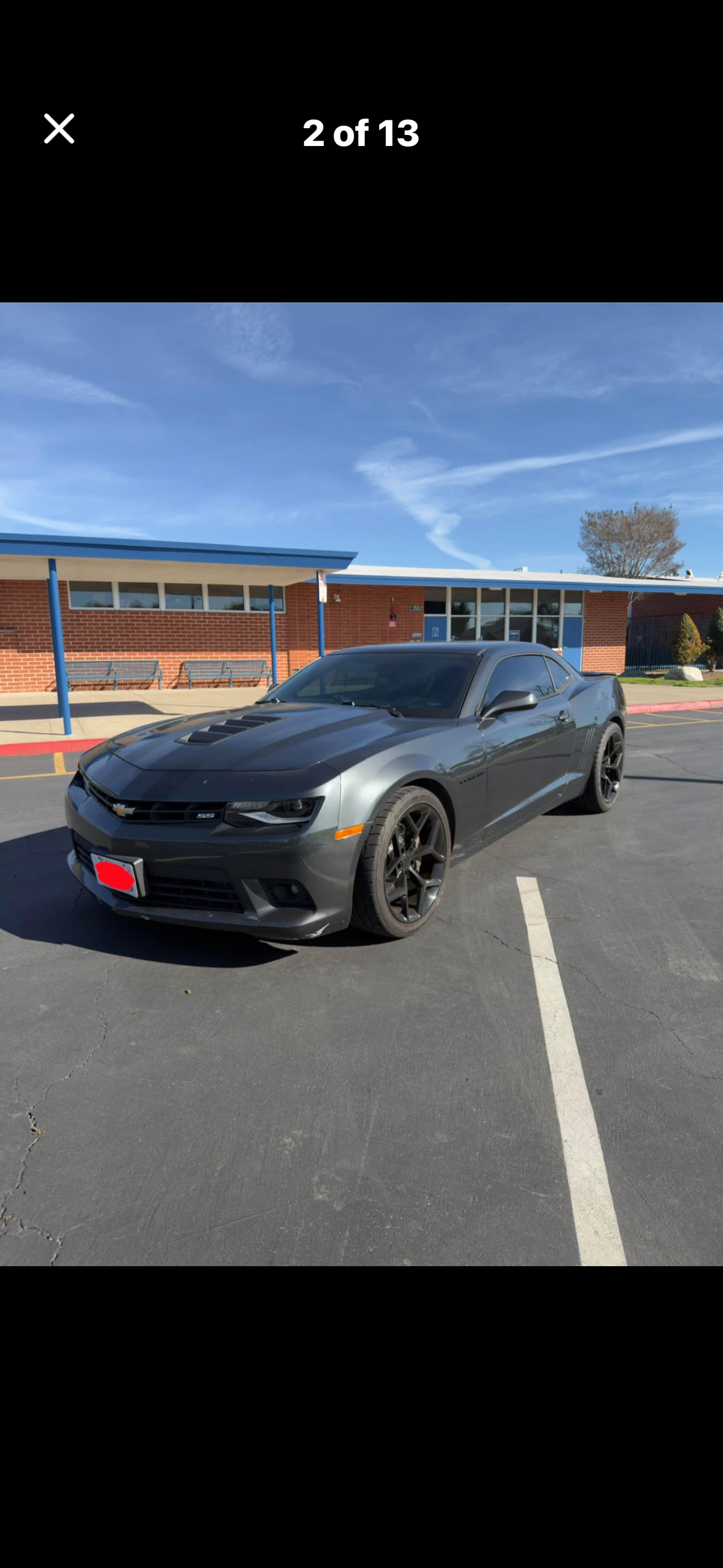 Used 2015 Chevrolet Camaro SS w/ Black Rally Stripe Package RWD image 1