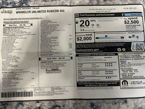 Used 2020 Jeep Wrangler Unlimited Rubicon AWD/4WD image 9