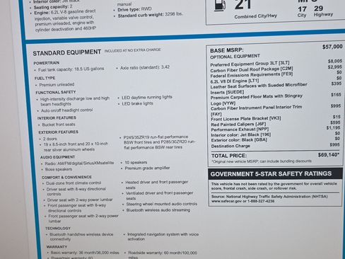 Used 2014 Chevrolet Corvette Stingray Coupe w/ 3LT Preferred Equipment Group image 18